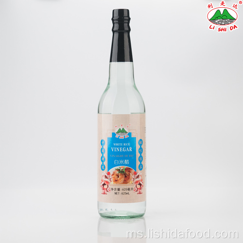 625ml botol kaca putih cuka beras